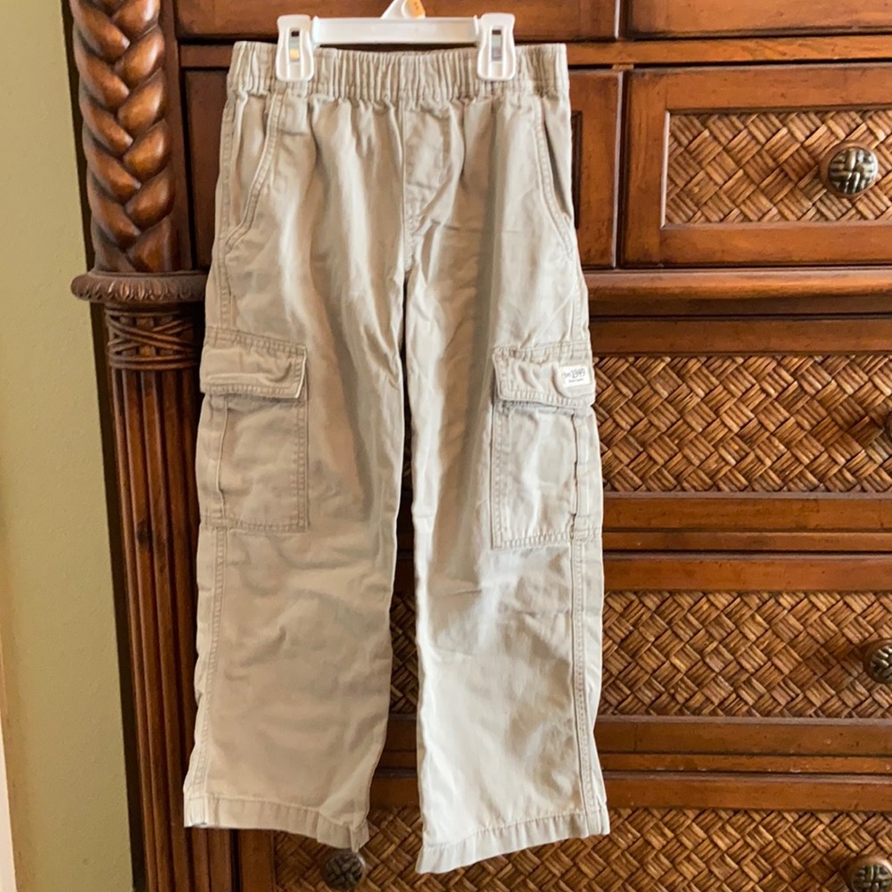 Children’s Place - Boys, size 7, tan cargo pants